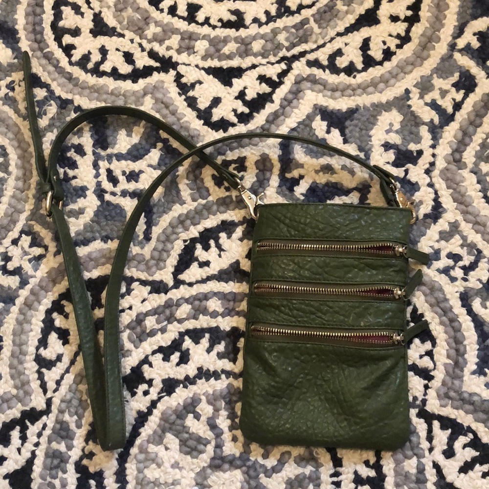 Green satchel